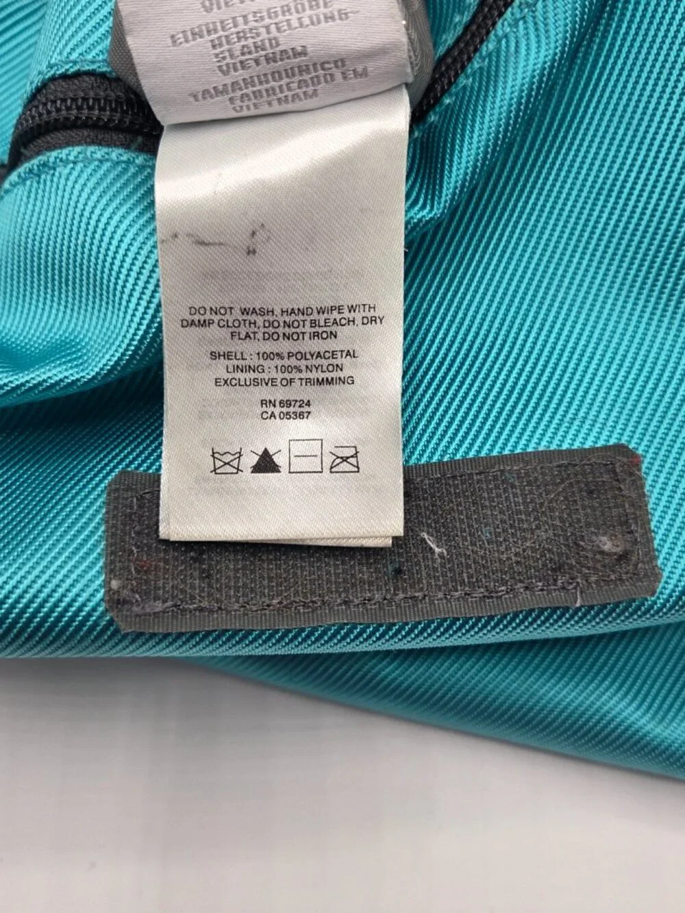 Columbia Teal Nylon Crossbody Messenger Bag